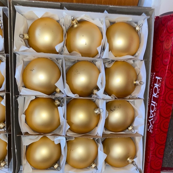 💛GUC 8cm Hand Blown European Glass Ornament Set of 24 - Hooks included - Picture 4 of 8